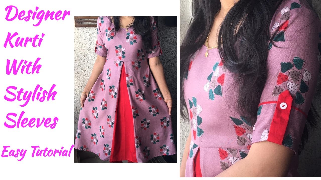Long Side Cut Kurti | Designer kurti patterns, New kurti designs, Sleeves  designs for dresses
